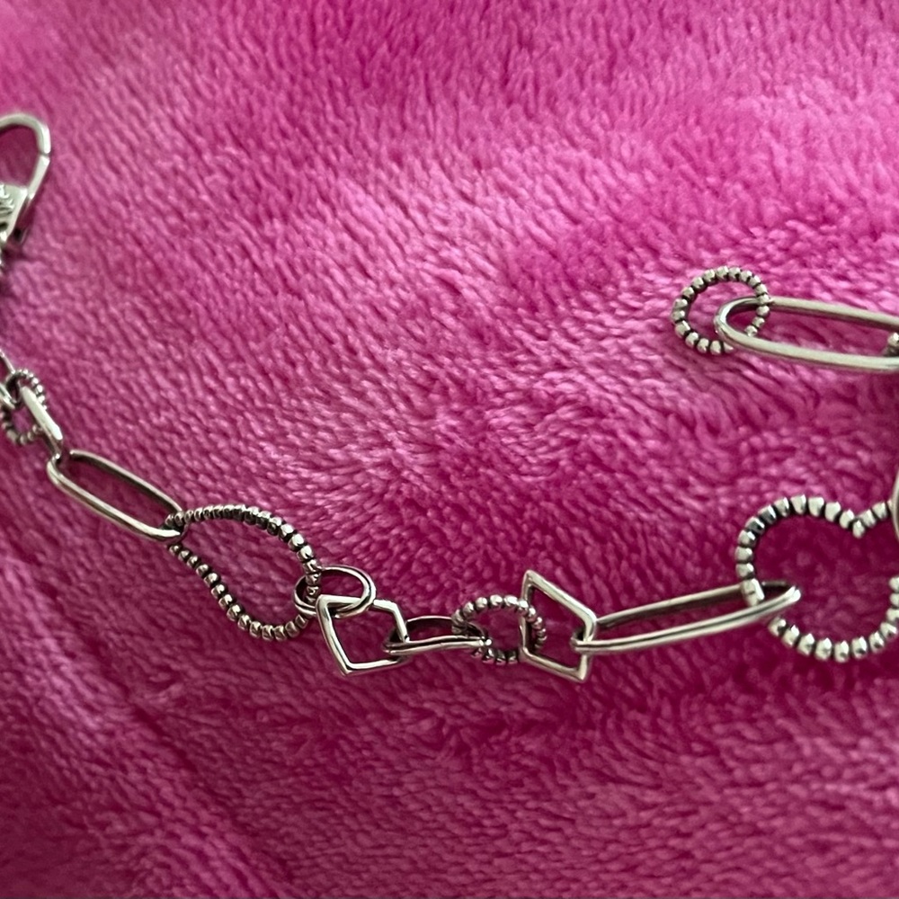 RARE Gorgeous Lagos Sterling Silver Linked Chain Bracelet! - Picture 2 of 16